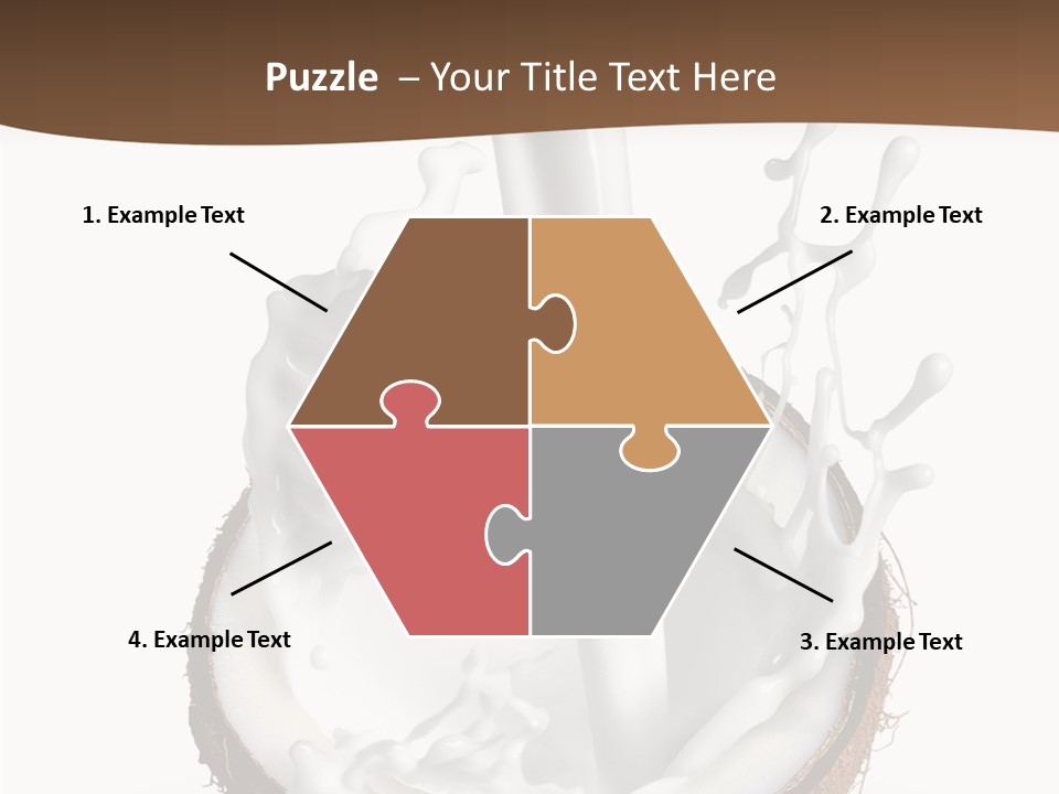 Fruit White Food PowerPoint Template