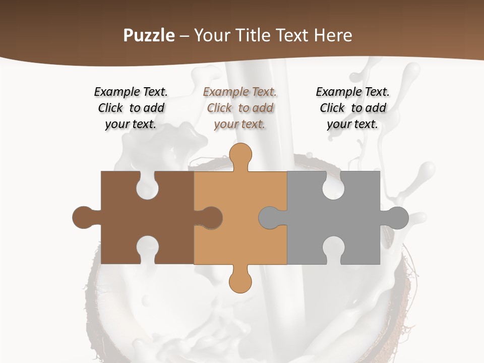 Fruit White Food PowerPoint Template