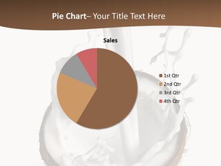 Fruit White Food PowerPoint Template