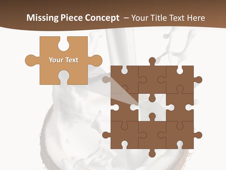 Fruit White Food PowerPoint Template