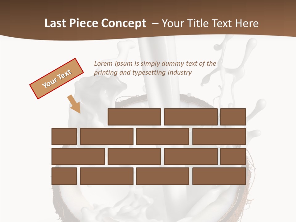 Fruit White Food PowerPoint Template