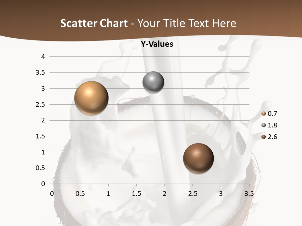 Fruit White Food PowerPoint Template
