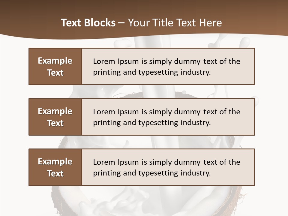 Fruit White Food PowerPoint Template