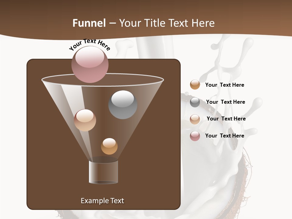 Fruit White Food PowerPoint Template