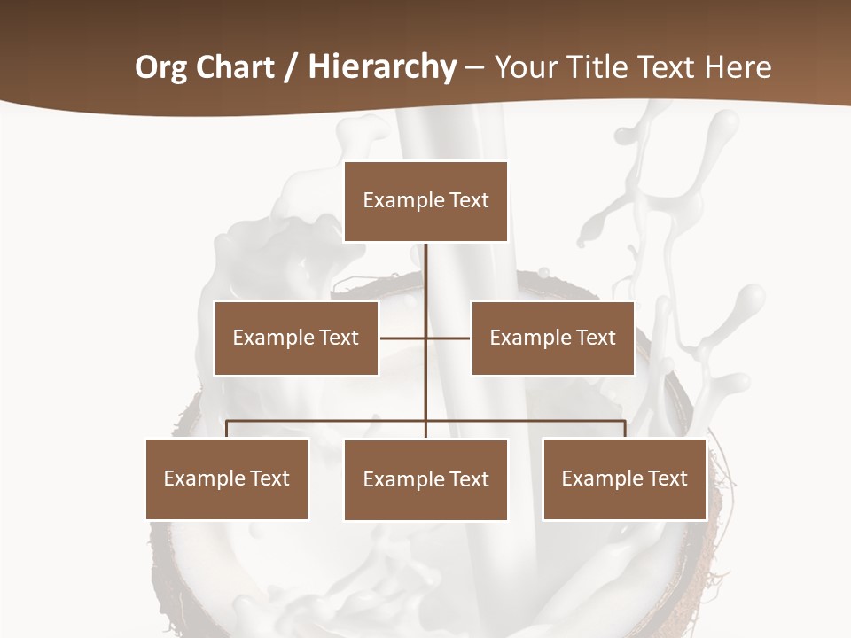 Fruit White Food PowerPoint Template