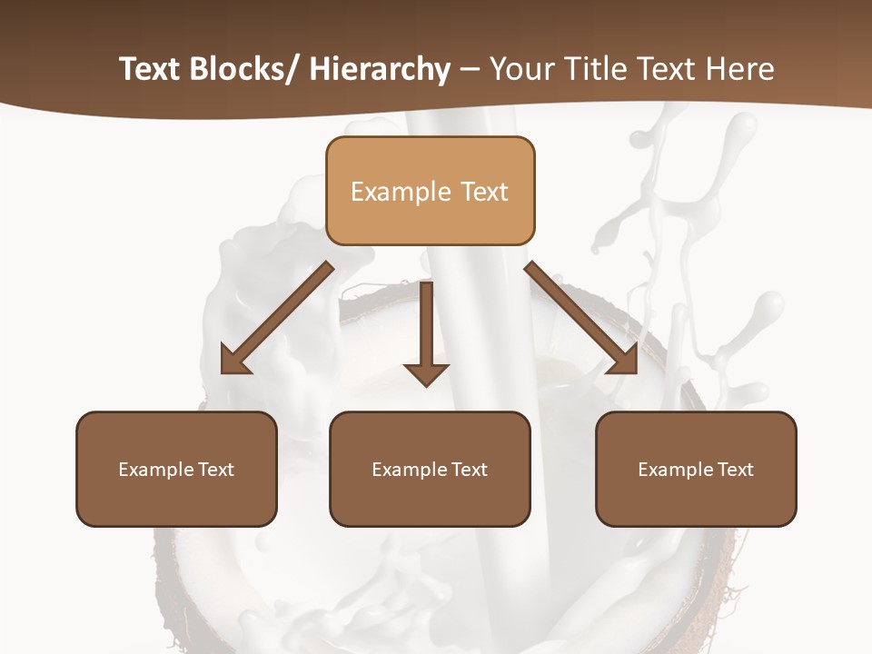 Fruit White Food PowerPoint Template