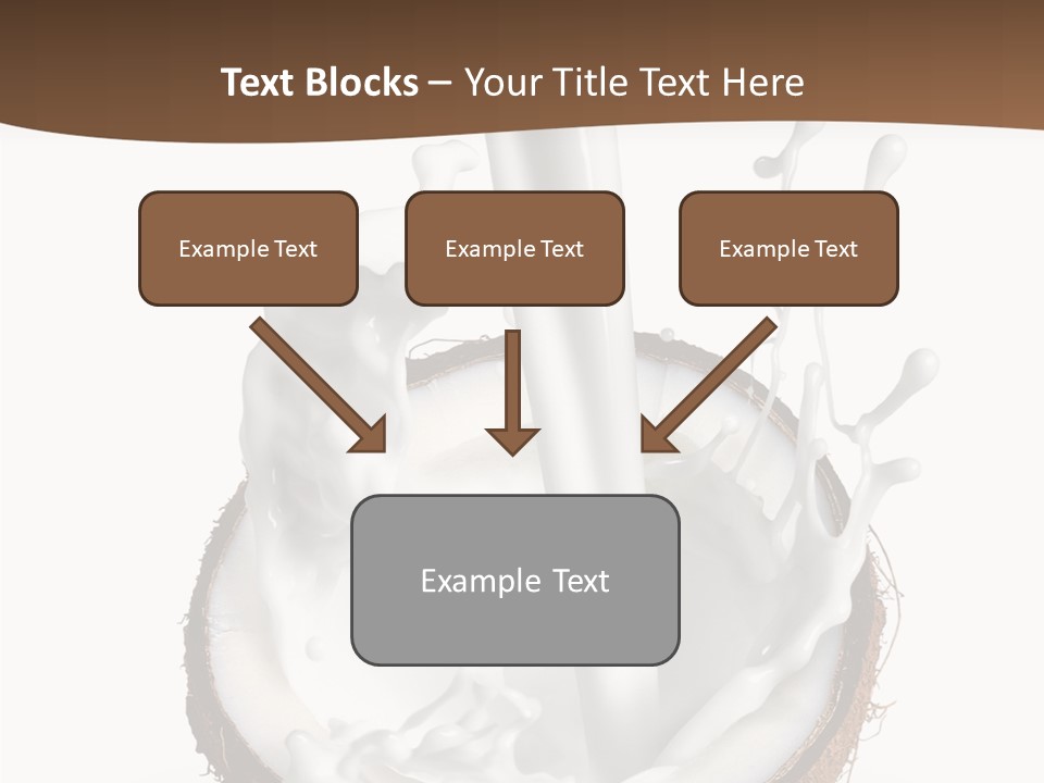 Fruit White Food PowerPoint Template