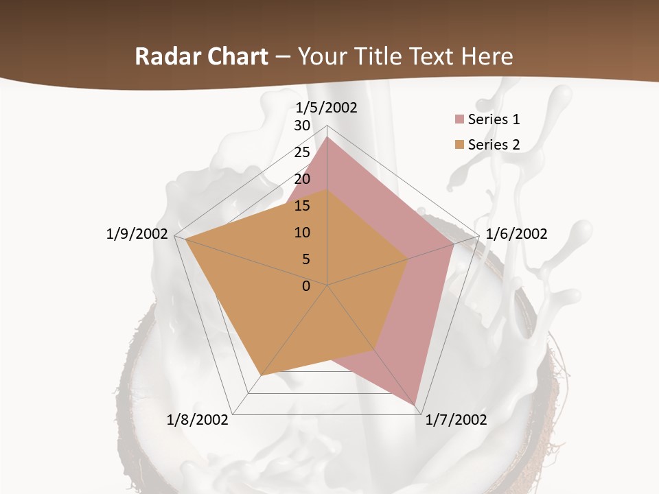 Fruit White Food PowerPoint Template