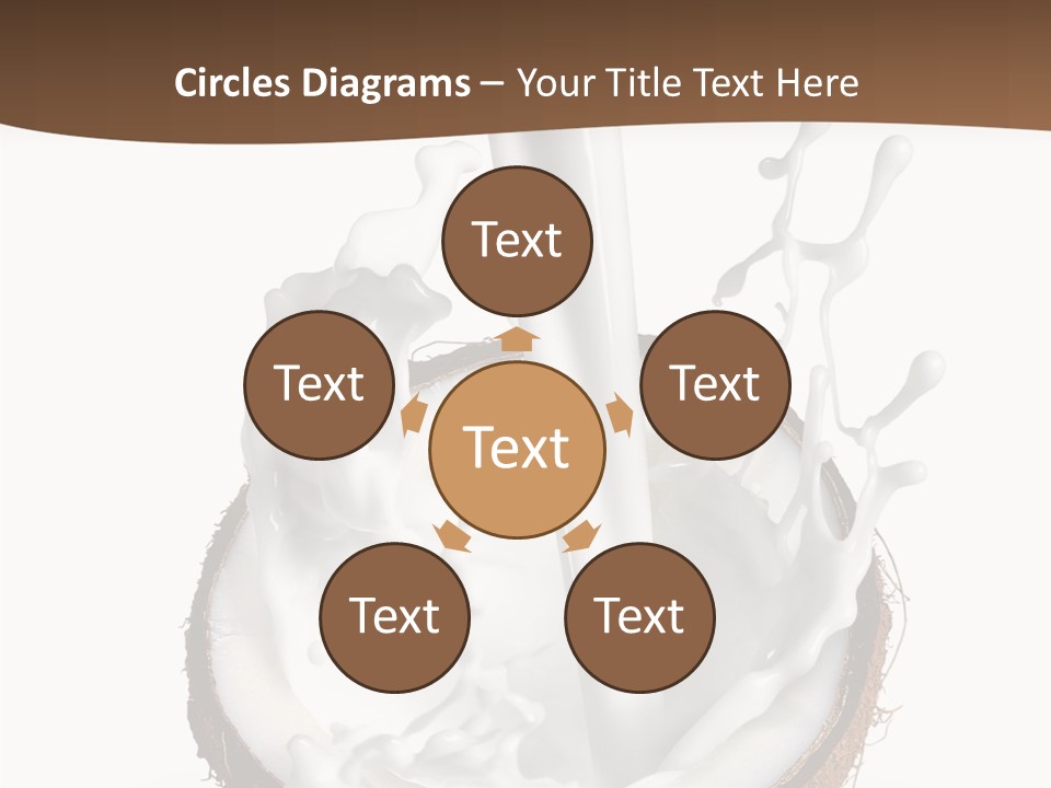 Fruit White Food PowerPoint Template