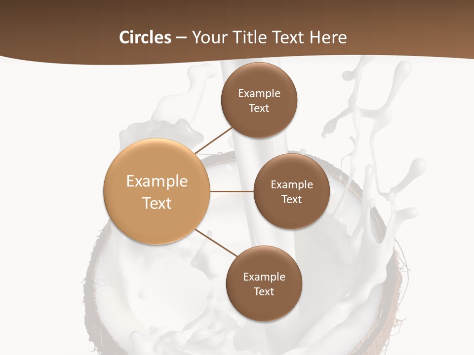 Fruit White Food PowerPoint Template