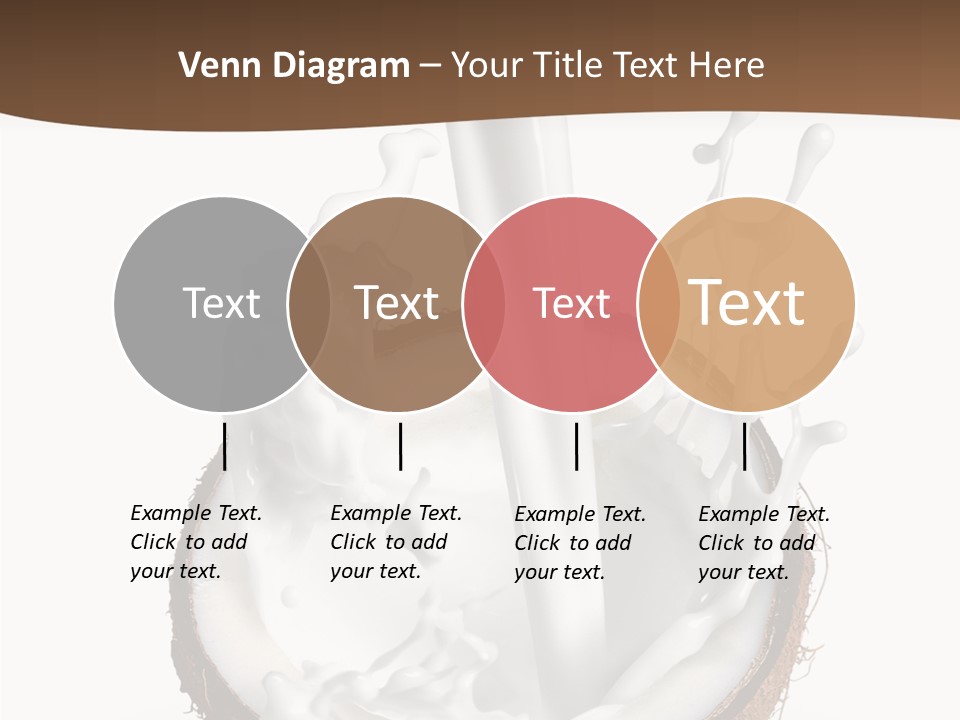 Fruit White Food PowerPoint Template