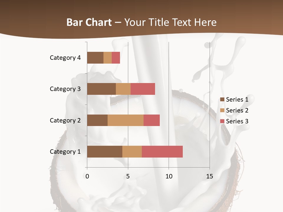 Fruit White Food PowerPoint Template