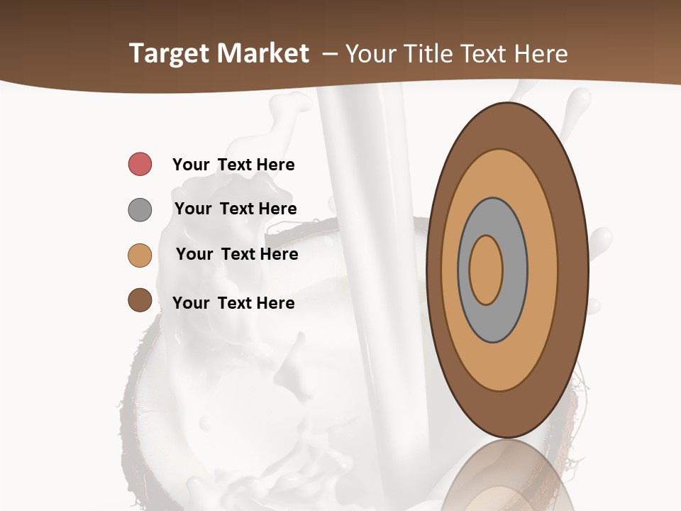 Fruit White Food PowerPoint Template