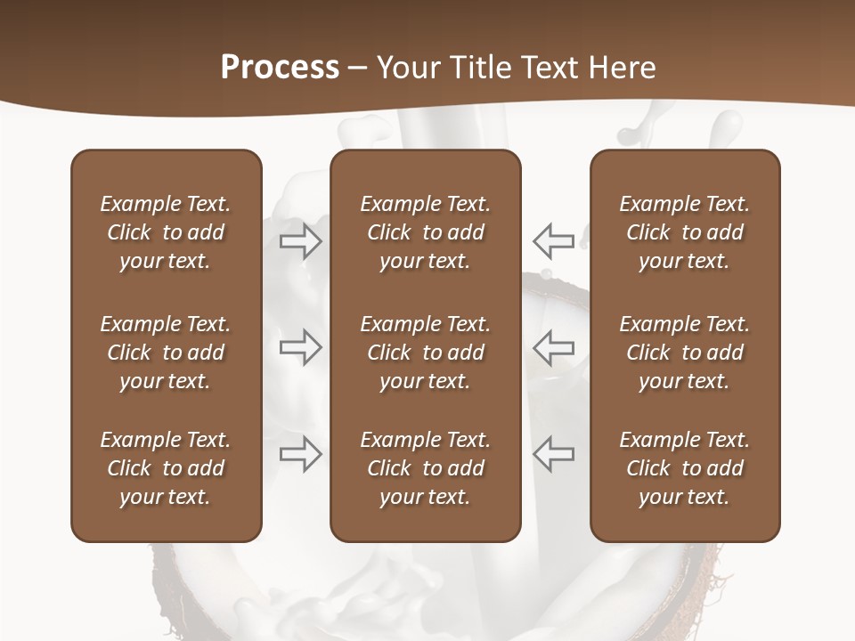 Fruit White Food PowerPoint Template