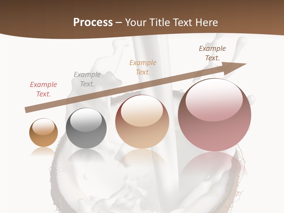 Fruit White Food PowerPoint Template