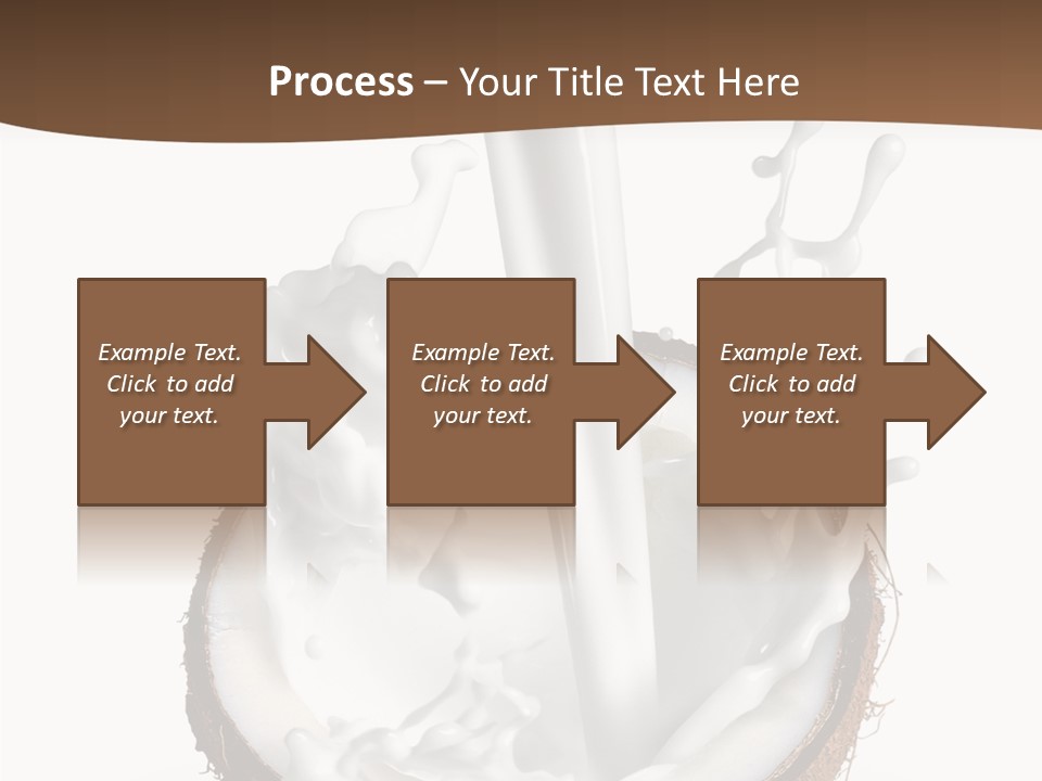Fruit White Food PowerPoint Template