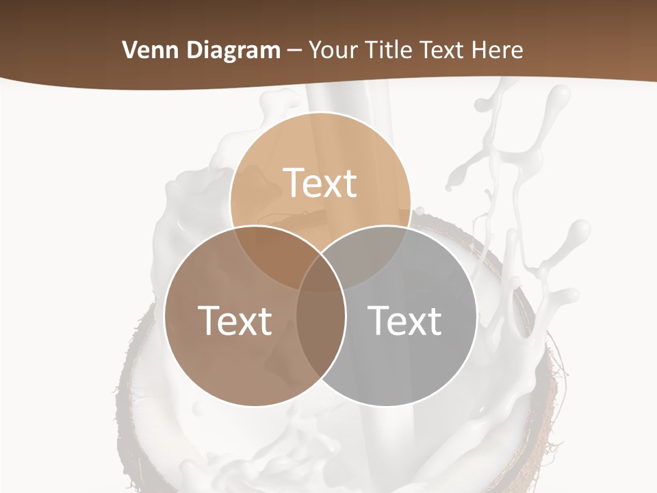 Fruit White Food PowerPoint Template