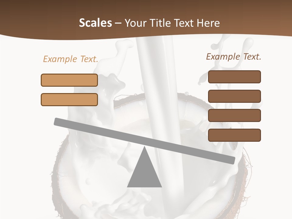 Fruit White Food PowerPoint Template