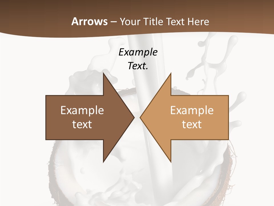 Fruit White Food PowerPoint Template