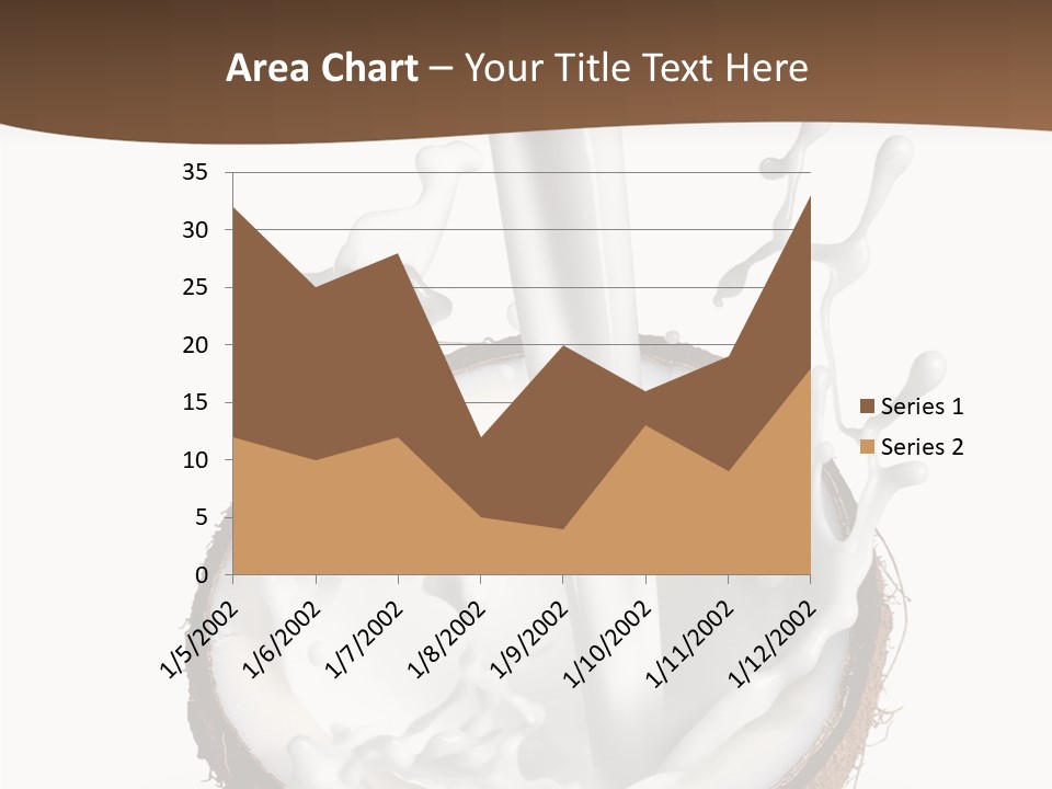 Fruit White Food PowerPoint Template