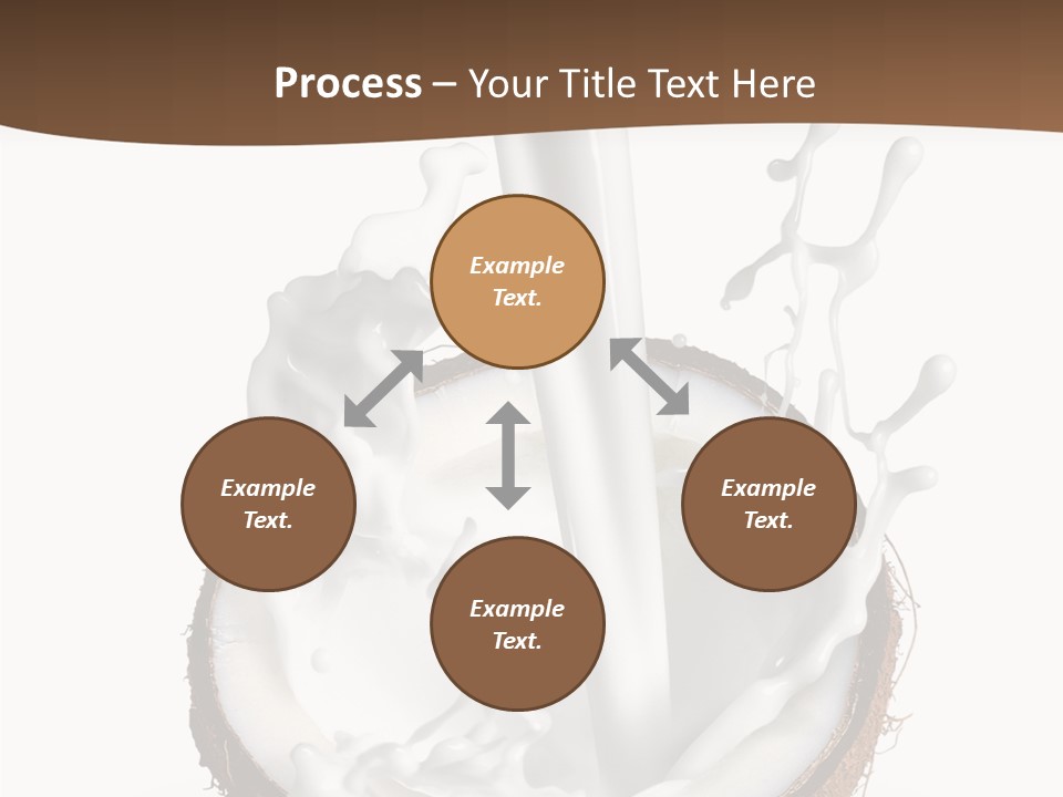 Fruit White Food PowerPoint Template