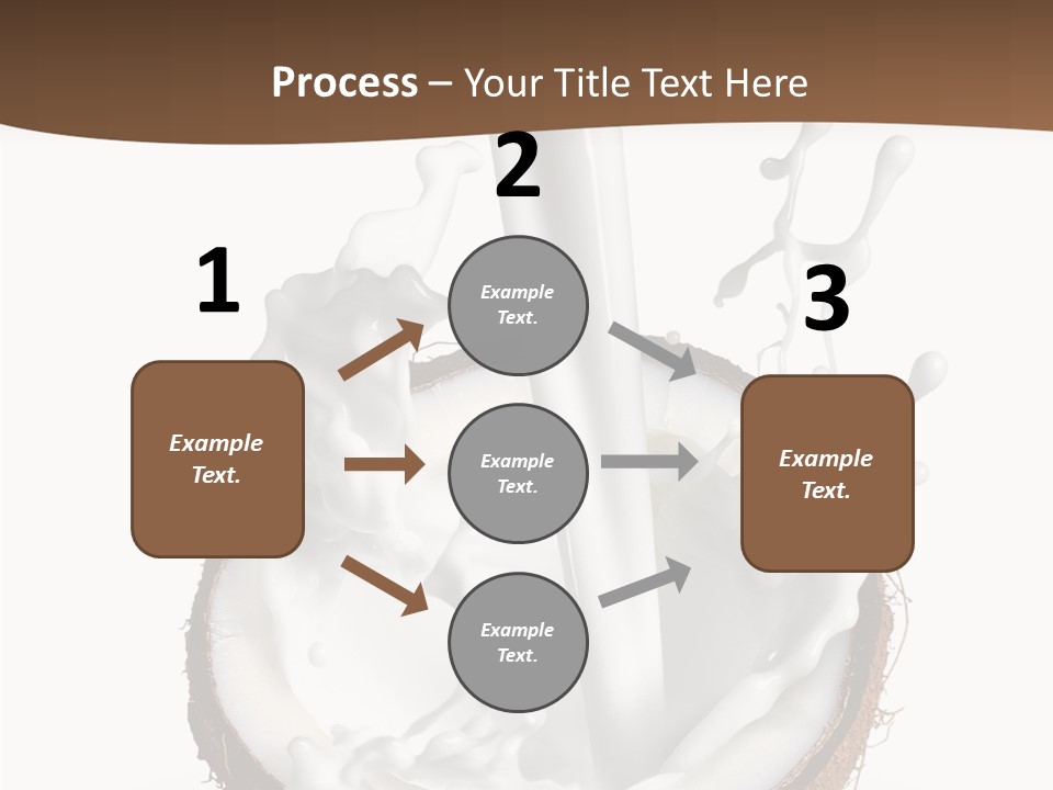 Fruit White Food PowerPoint Template