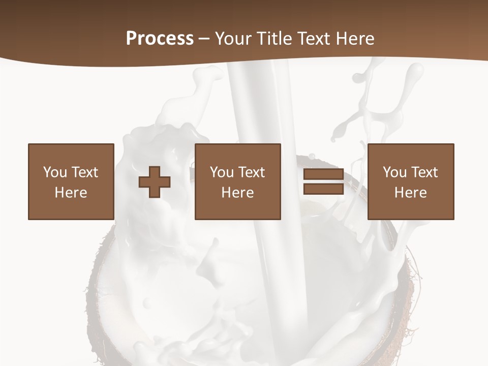 Fruit White Food PowerPoint Template