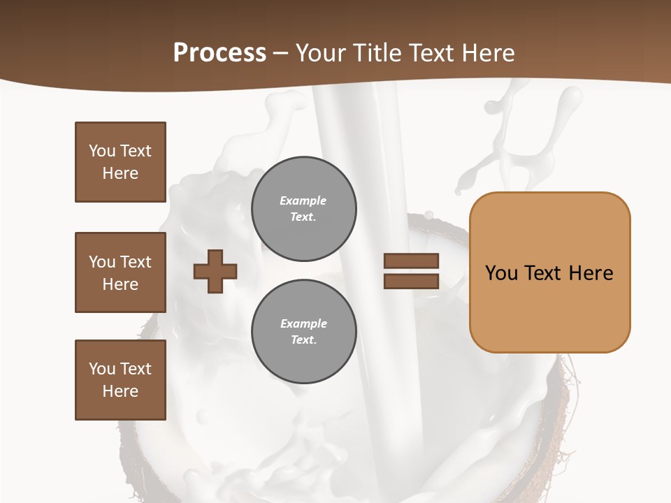 Fruit White Food PowerPoint Template