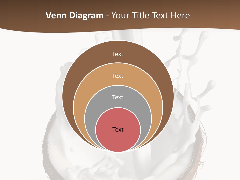 Fruit White Food PowerPoint Template
