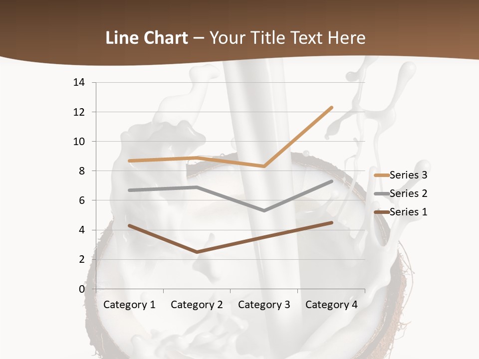 Fruit White Food PowerPoint Template