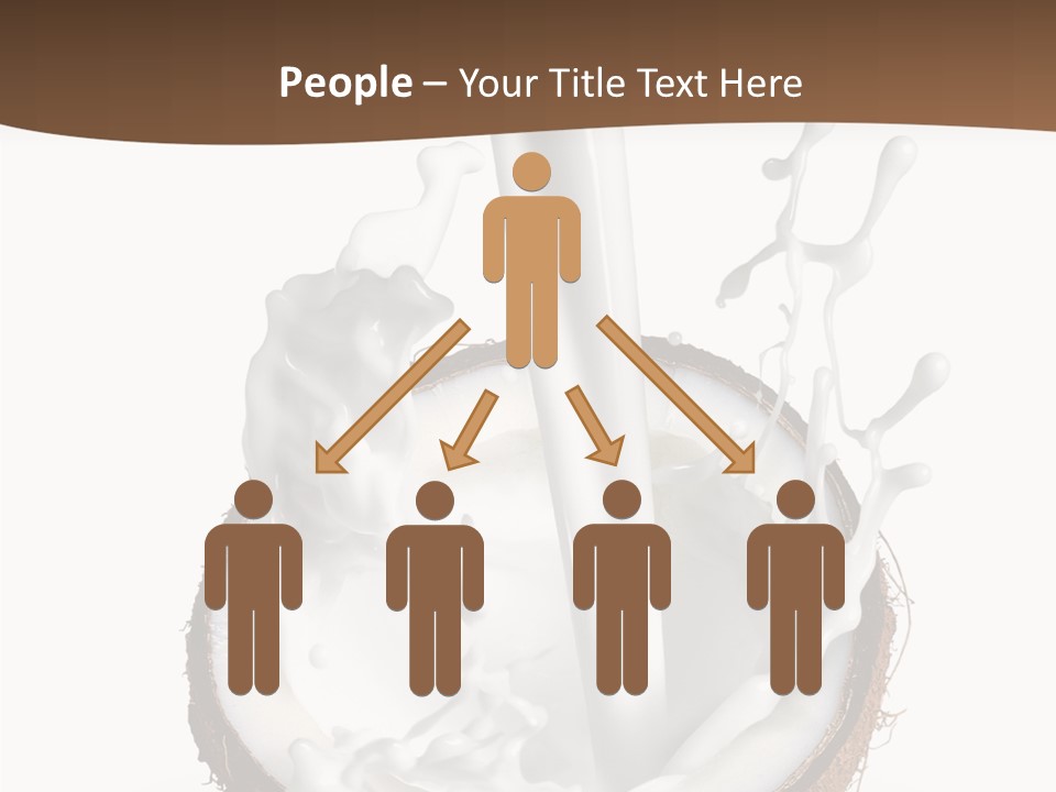 Fruit White Food PowerPoint Template