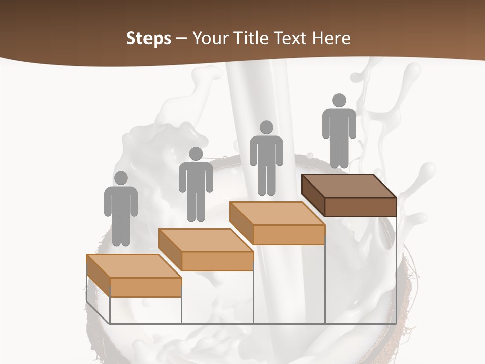 Fruit White Food PowerPoint Template