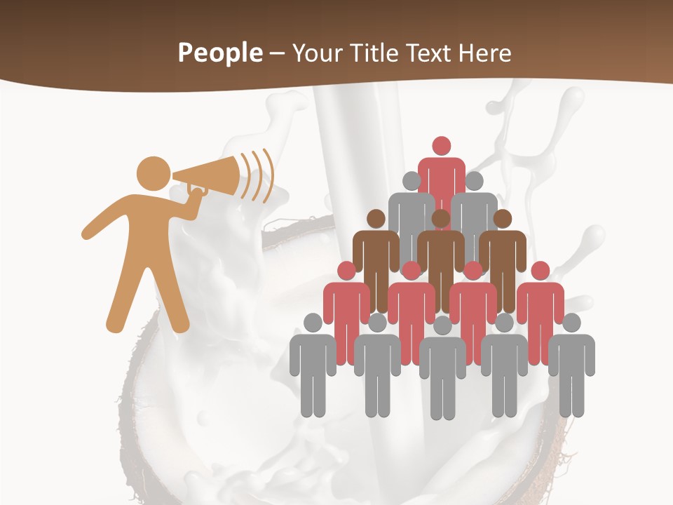 Fruit White Food PowerPoint Template