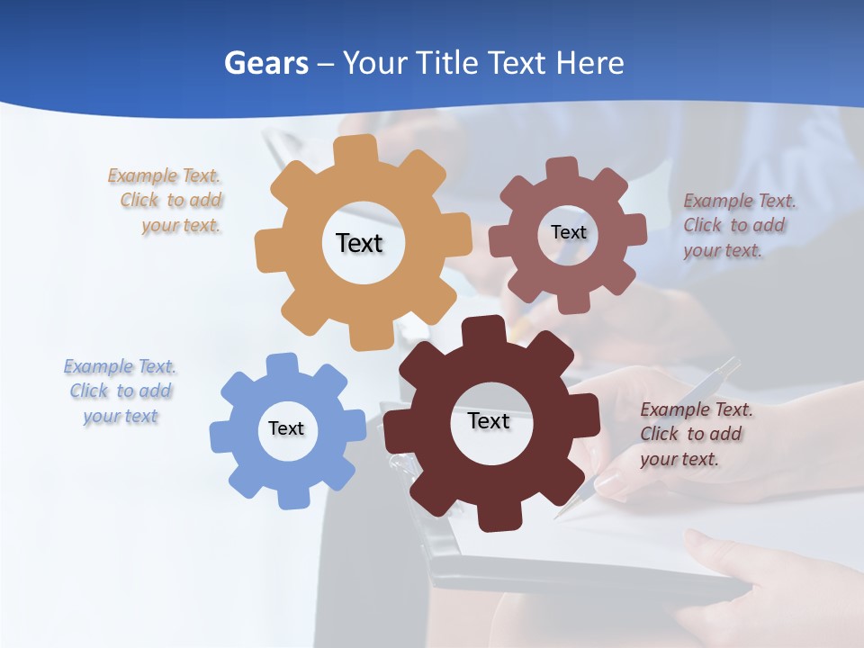 Writing Conference Communication PowerPoint Template