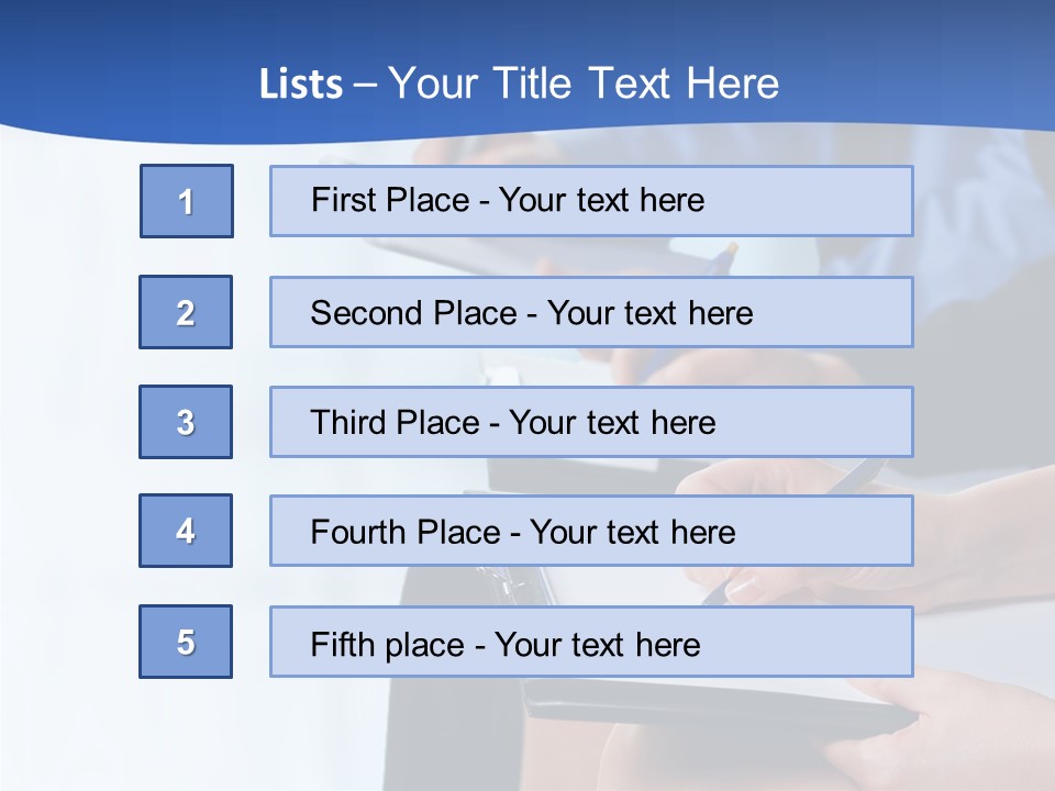 Writing Conference Communication PowerPoint Template
