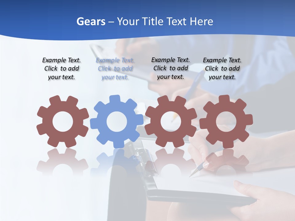 Writing Conference Communication PowerPoint Template