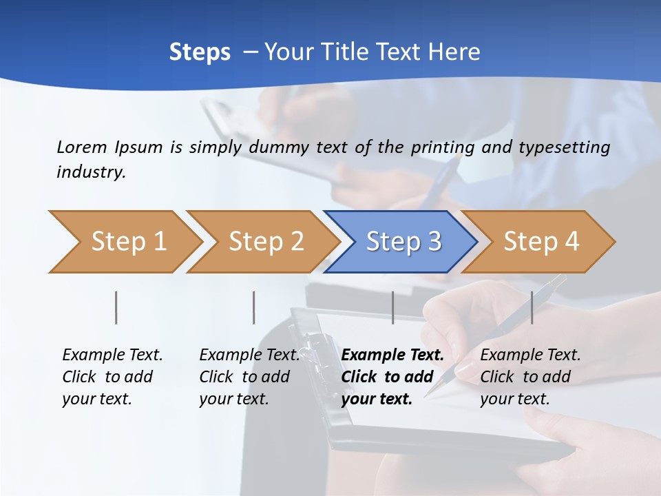 Writing Conference Communication PowerPoint Template