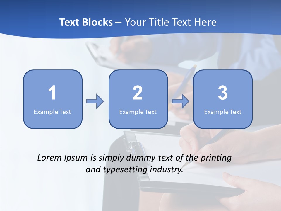 Writing Conference Communication PowerPoint Template