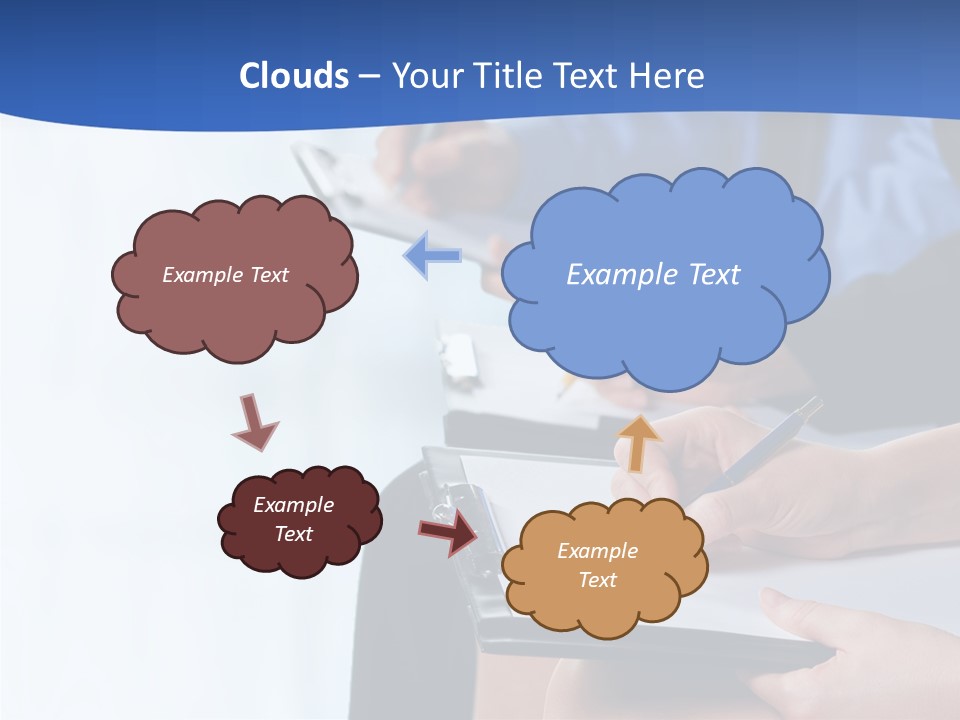 Writing Conference Communication PowerPoint Template