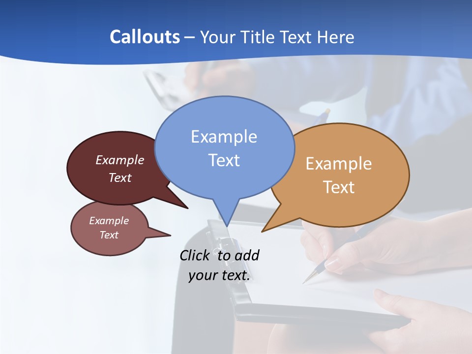 Writing Conference Communication PowerPoint Template