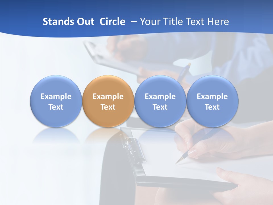 Writing Conference Communication PowerPoint Template