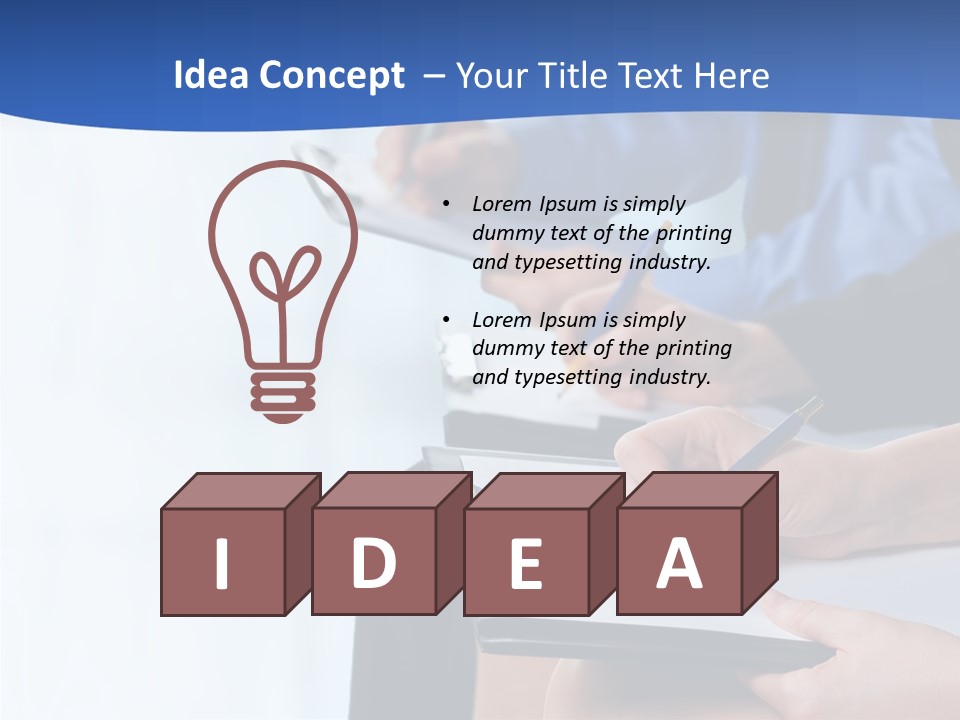 Writing Conference Communication PowerPoint Template