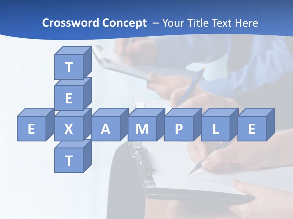 Writing Conference Communication PowerPoint Template