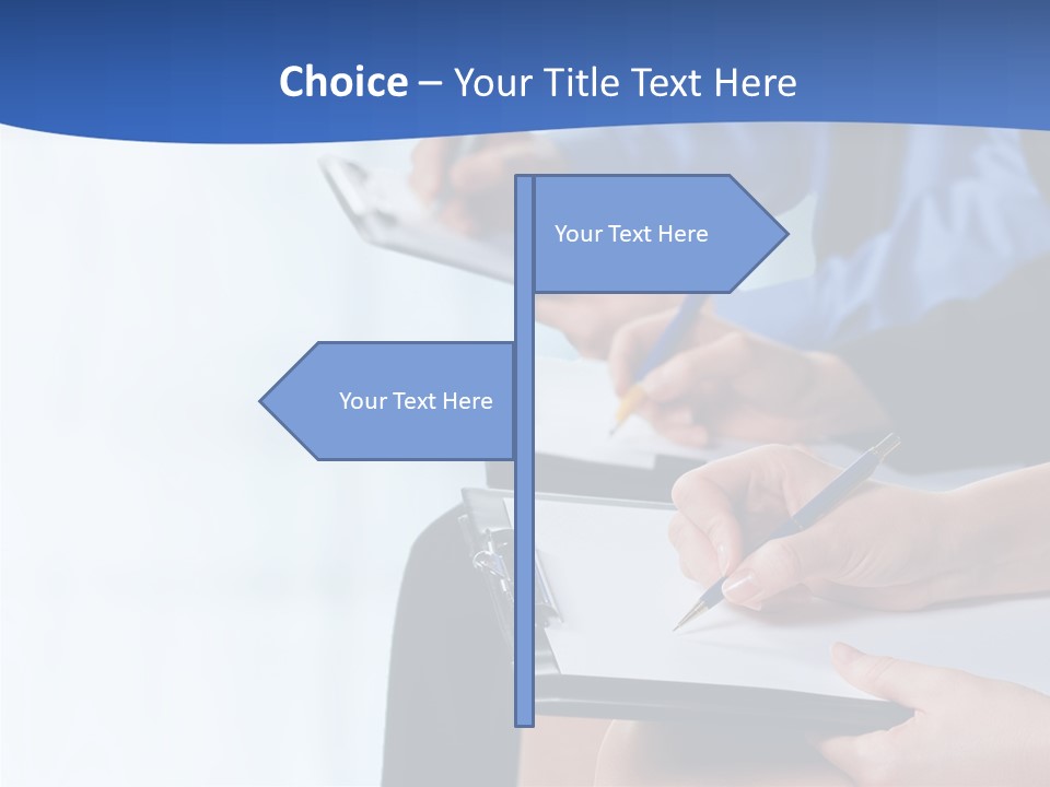 Writing Conference Communication PowerPoint Template
