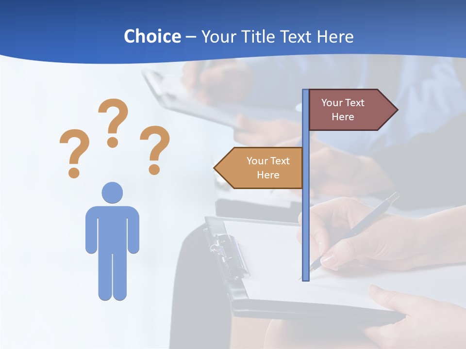 Writing Conference Communication PowerPoint Template