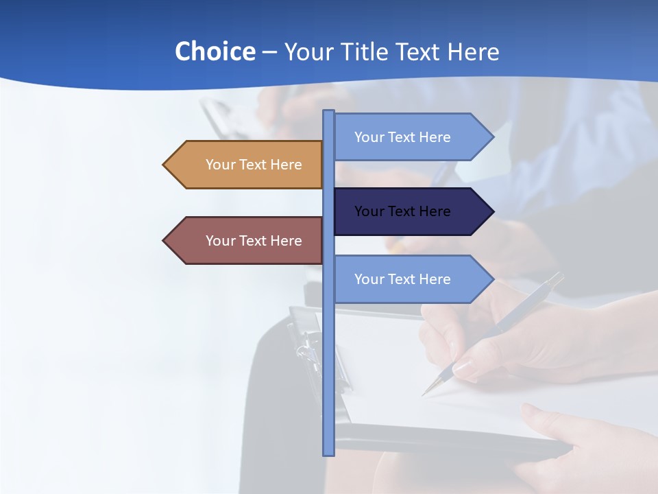Writing Conference Communication PowerPoint Template