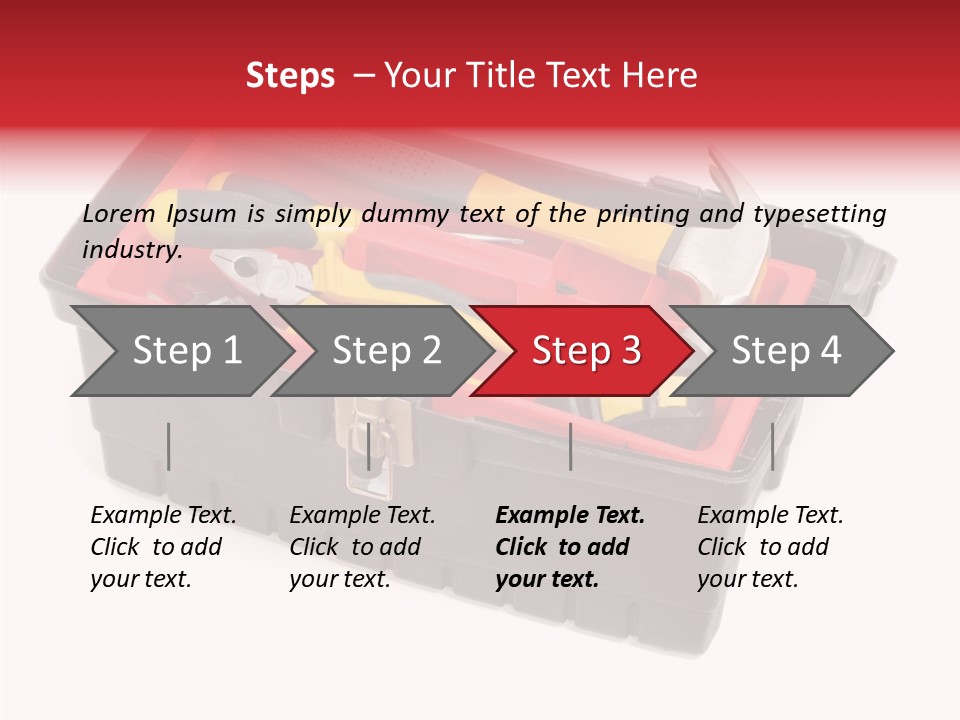Home Steel Power PowerPoint Template