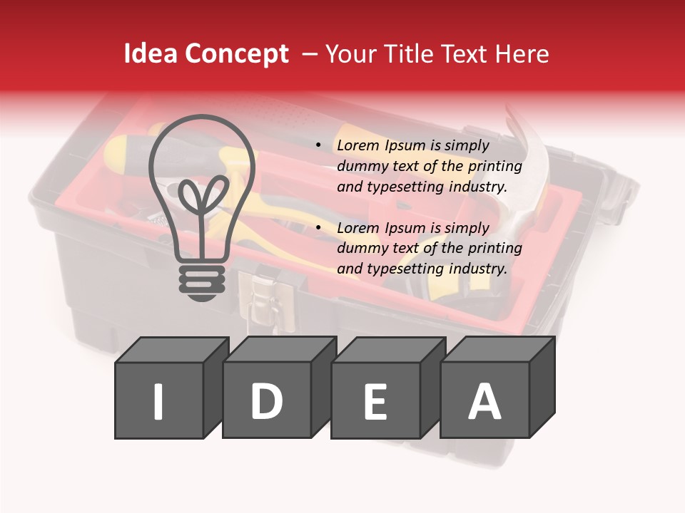 Home Steel Power PowerPoint Template