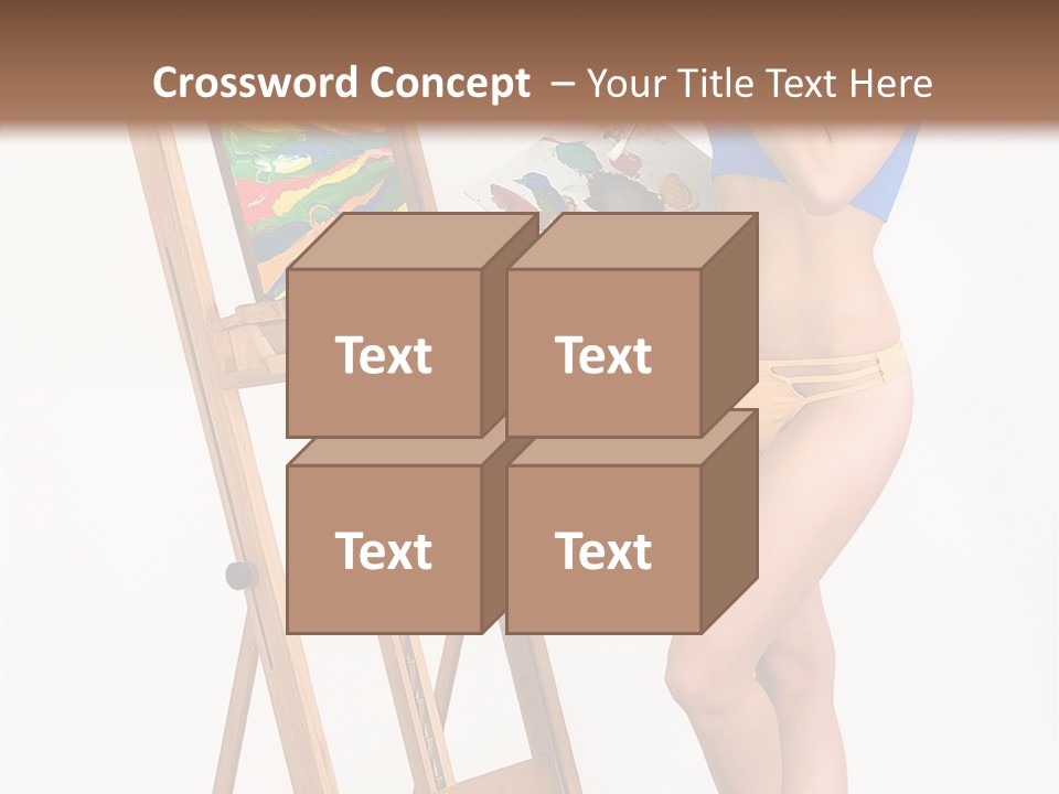 Paint Hair Toning PowerPoint Template