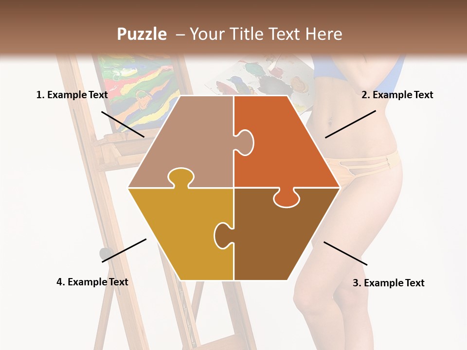 Paint Hair Toning PowerPoint Template